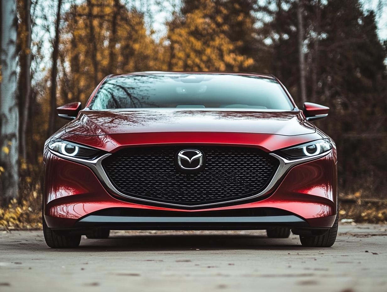 бампер передний мазда 3