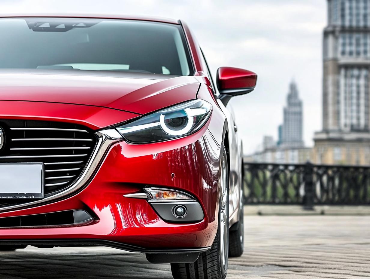 бампер передний мазда 3